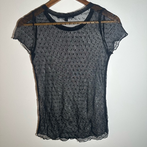 Sheer Black Women's Top - Picture 5 of 5